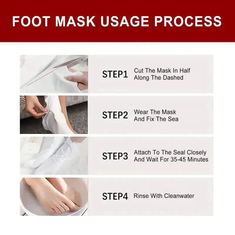 JAYSUING AHA 30% BHA 2% 5-Pack: Peeling Solution Foot Mask