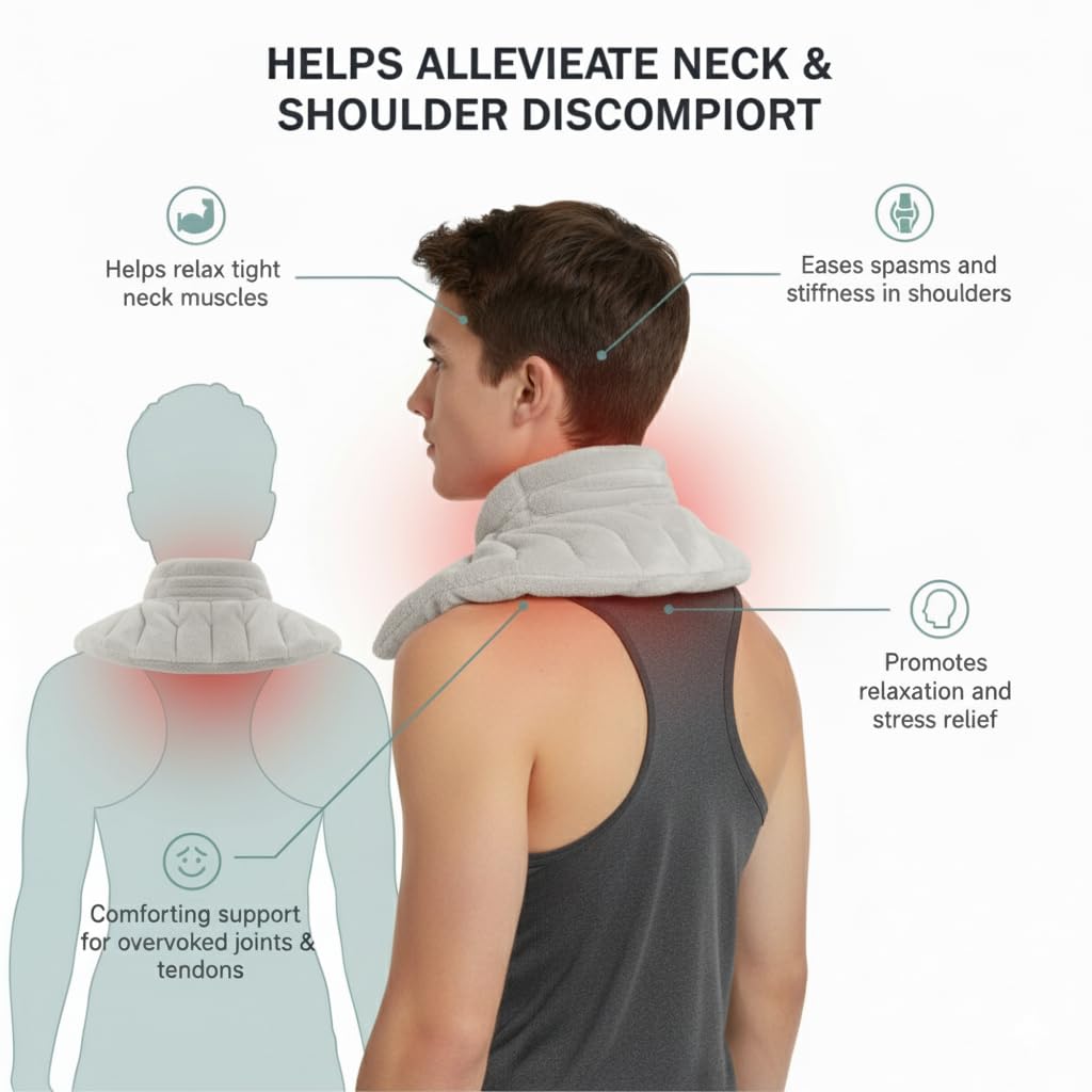 Soothing Herbal Neck & Shoulder Wrap – Hot/Cold Aromatherapy