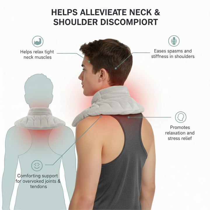 Soothing Herbal Neck & Shoulder Wrap – Hot/Cold Aromatherapy