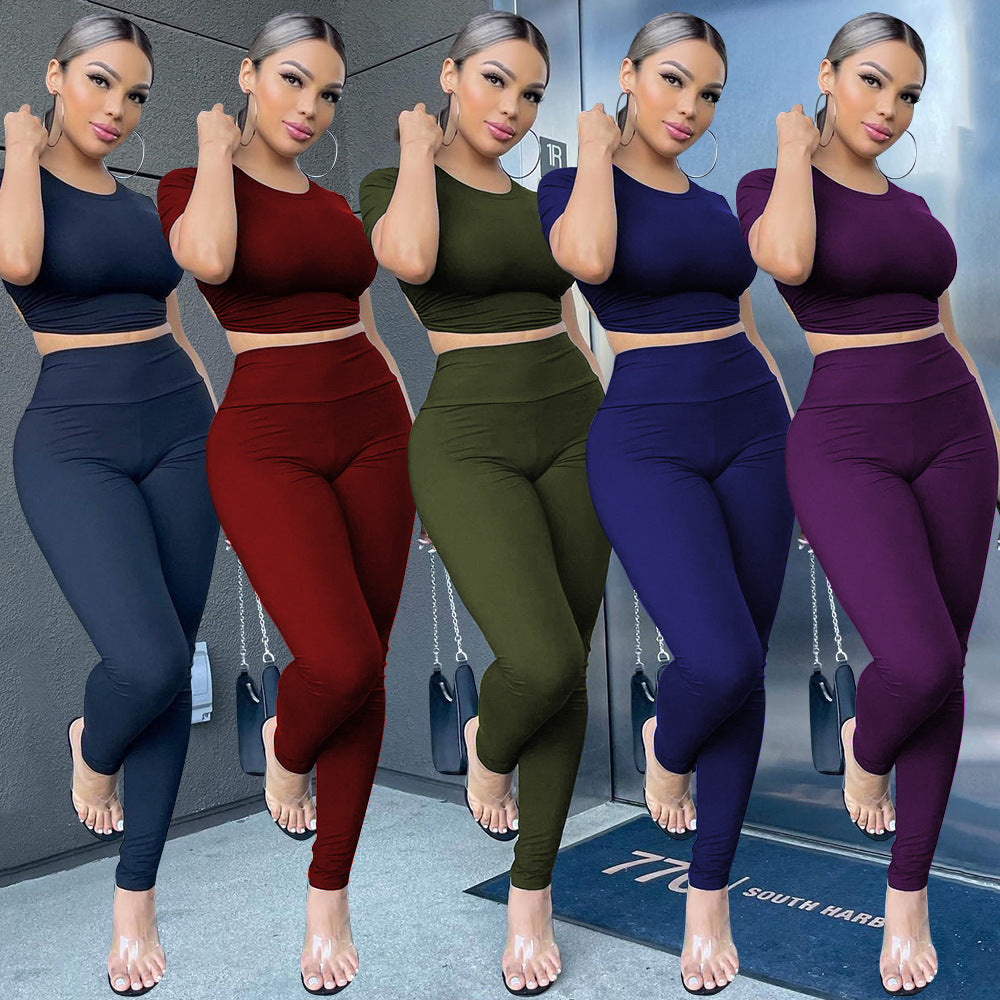 Women's Skinny Yoga Sport Workout Set