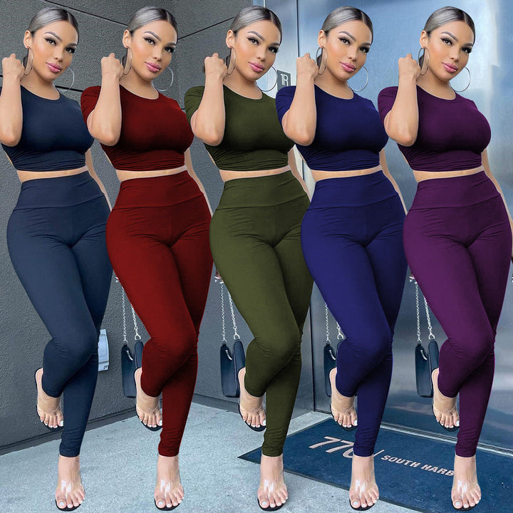 Women's Skinny Yoga Sport Workout Set