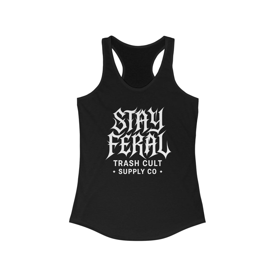 Women's Stay Feral Racerback Workout Tank Top