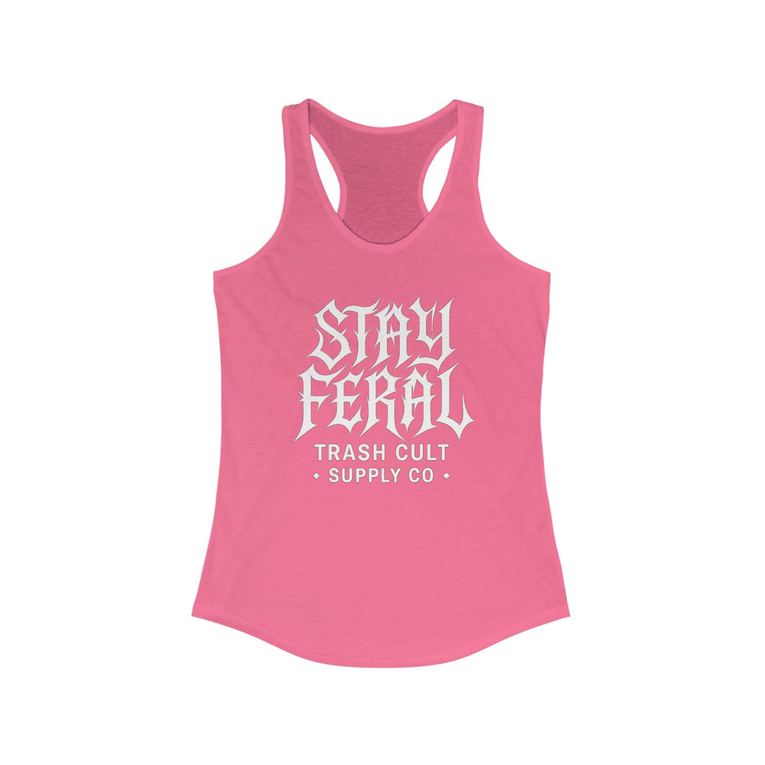 Women's Stay Feral Racerback Workout Tank Top