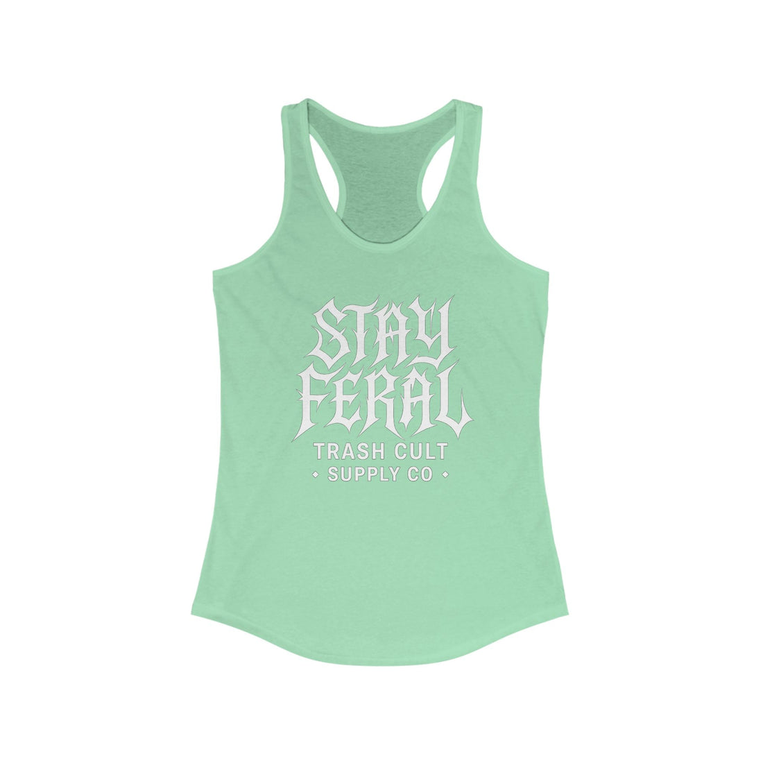 Women's Stay Feral Racerback Workout Tank Top