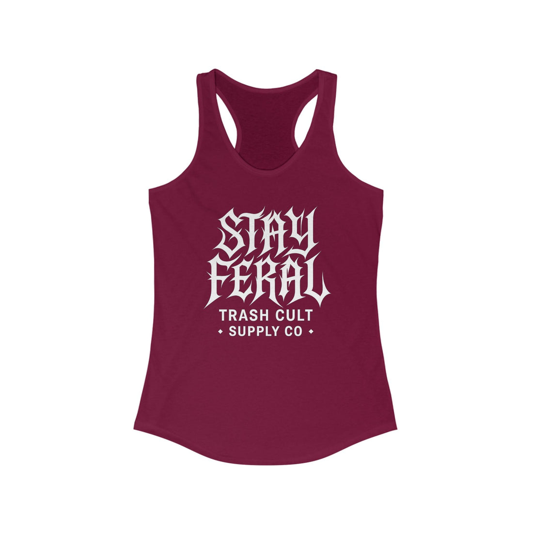 Women's Stay Feral Racerback Workout Tank Top
