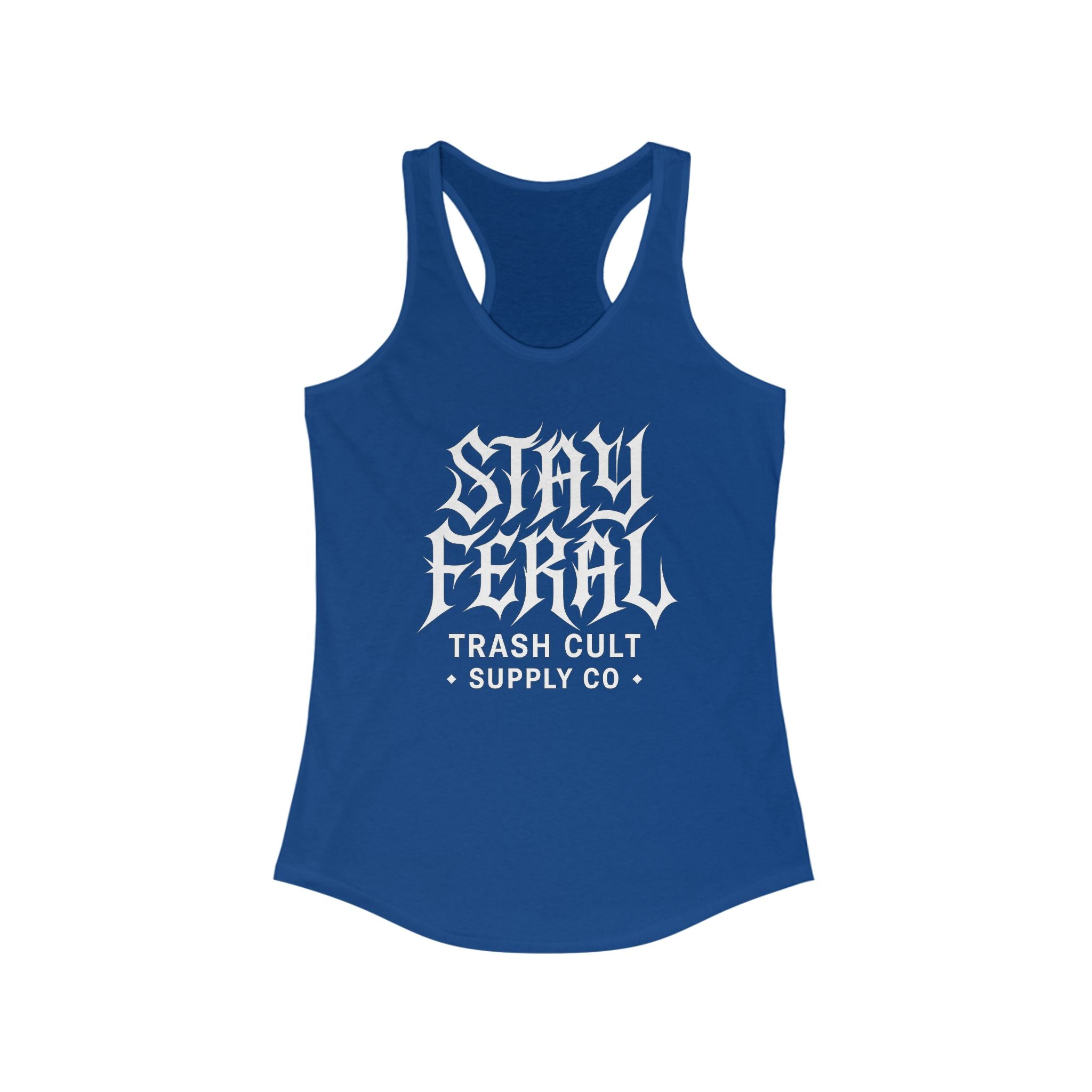 Women's Stay Feral Racerback Workout Tank Top