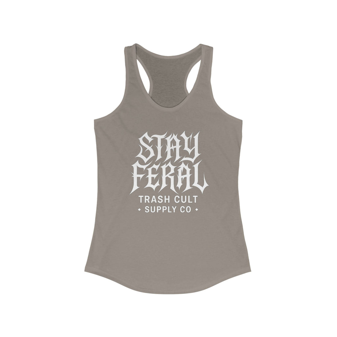Women's Stay Feral Racerback Workout Tank Top