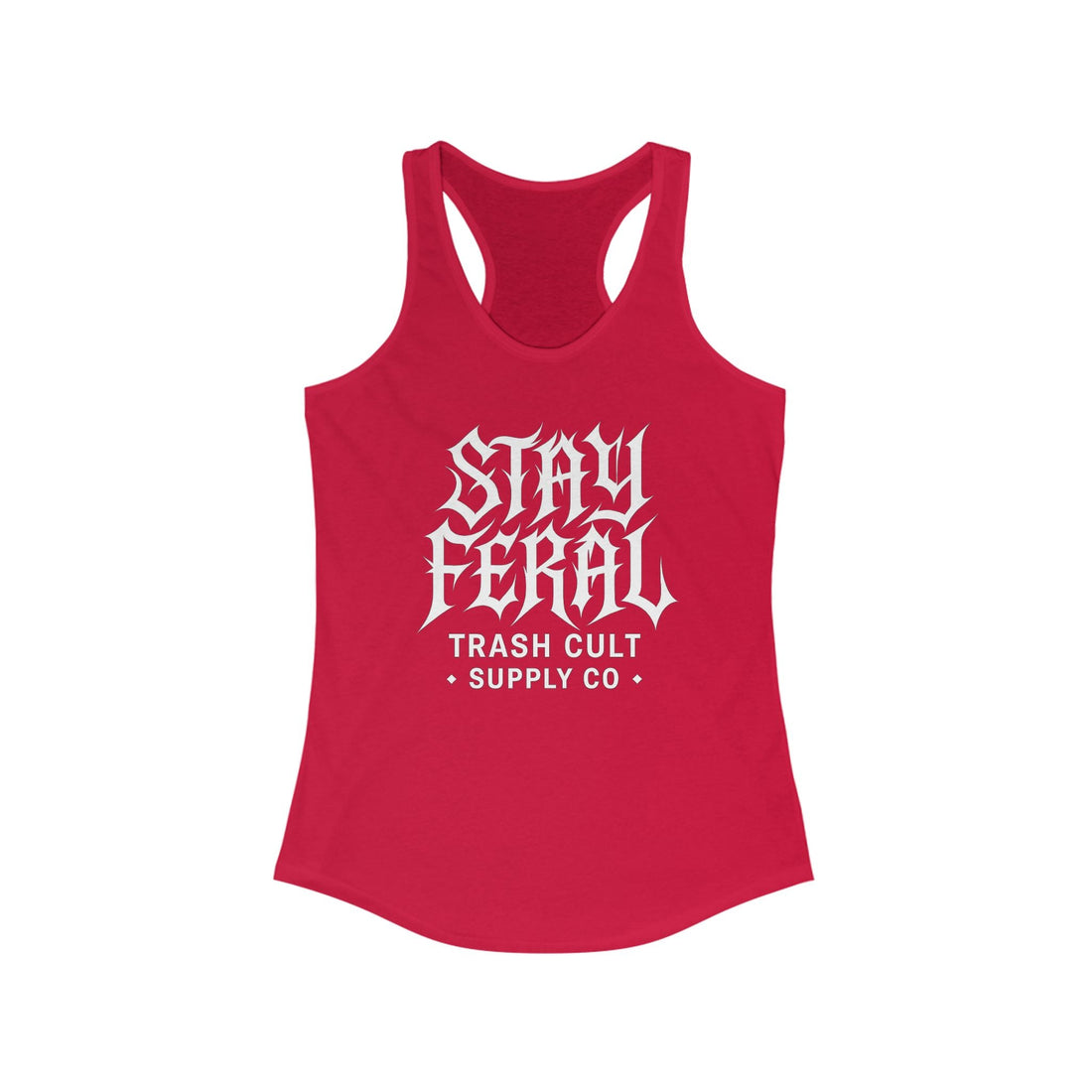Women's Stay Feral Racerback Workout Tank Top