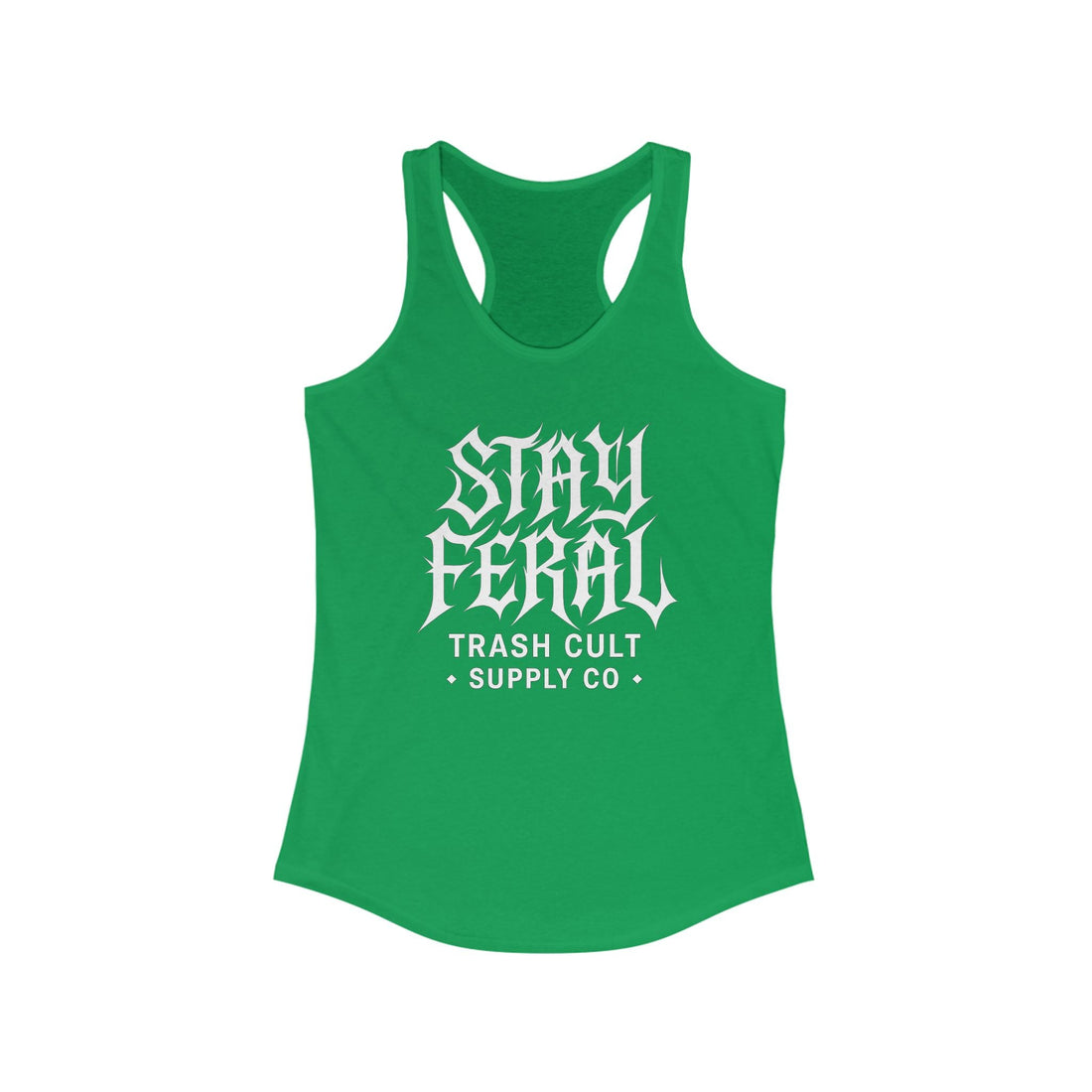 Women's Stay Feral Racerback Workout Tank Top