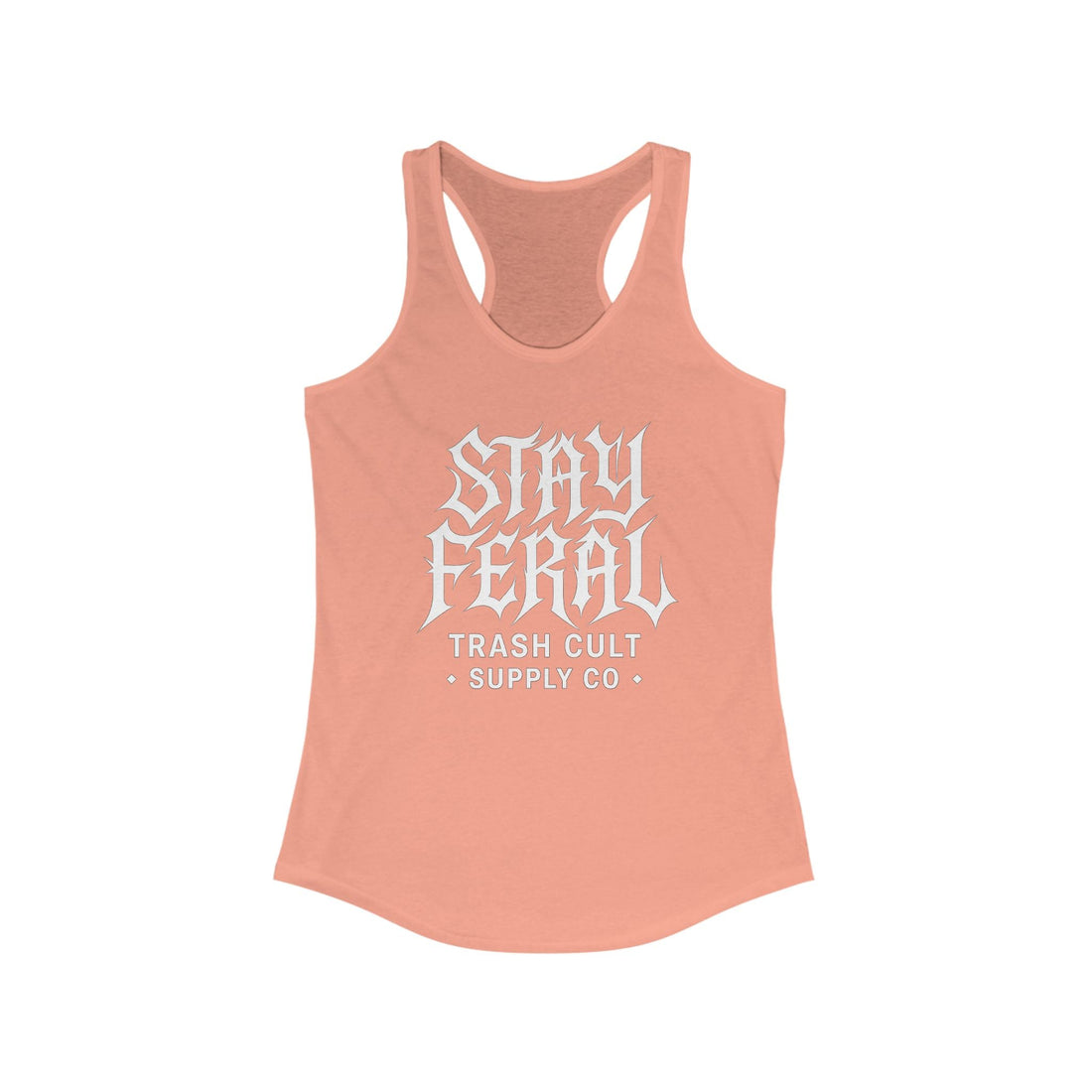 Women's Stay Feral Racerback Workout Tank Top