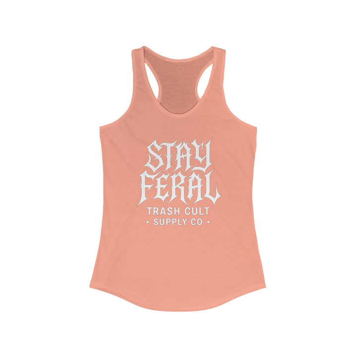 Women's Stay Feral Racerback Workout Tank Top