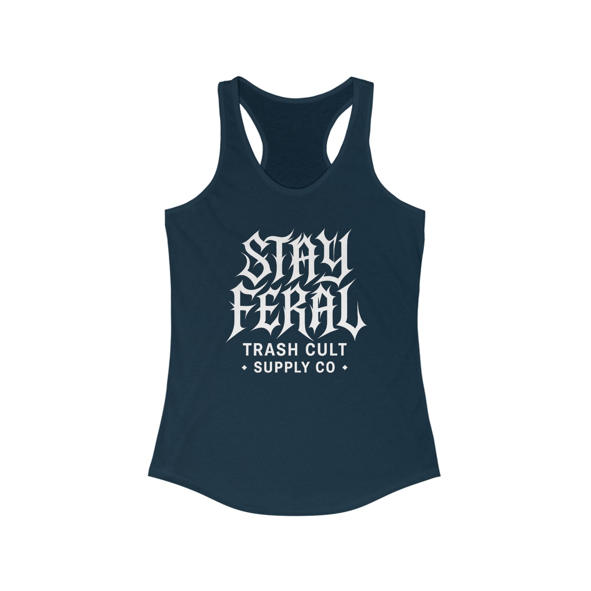 Women's Stay Feral Racerback Workout Tank Top