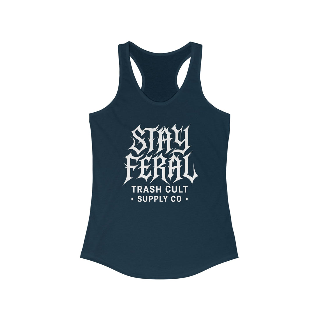 Women's Stay Feral Racerback Workout Tank Top