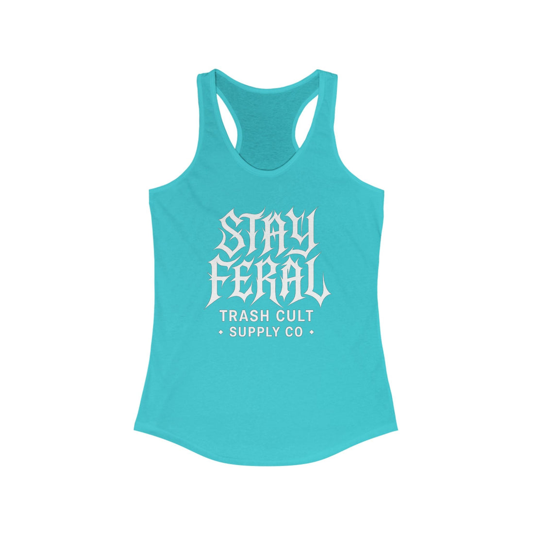 Women's Stay Feral Racerback Workout Tank Top
