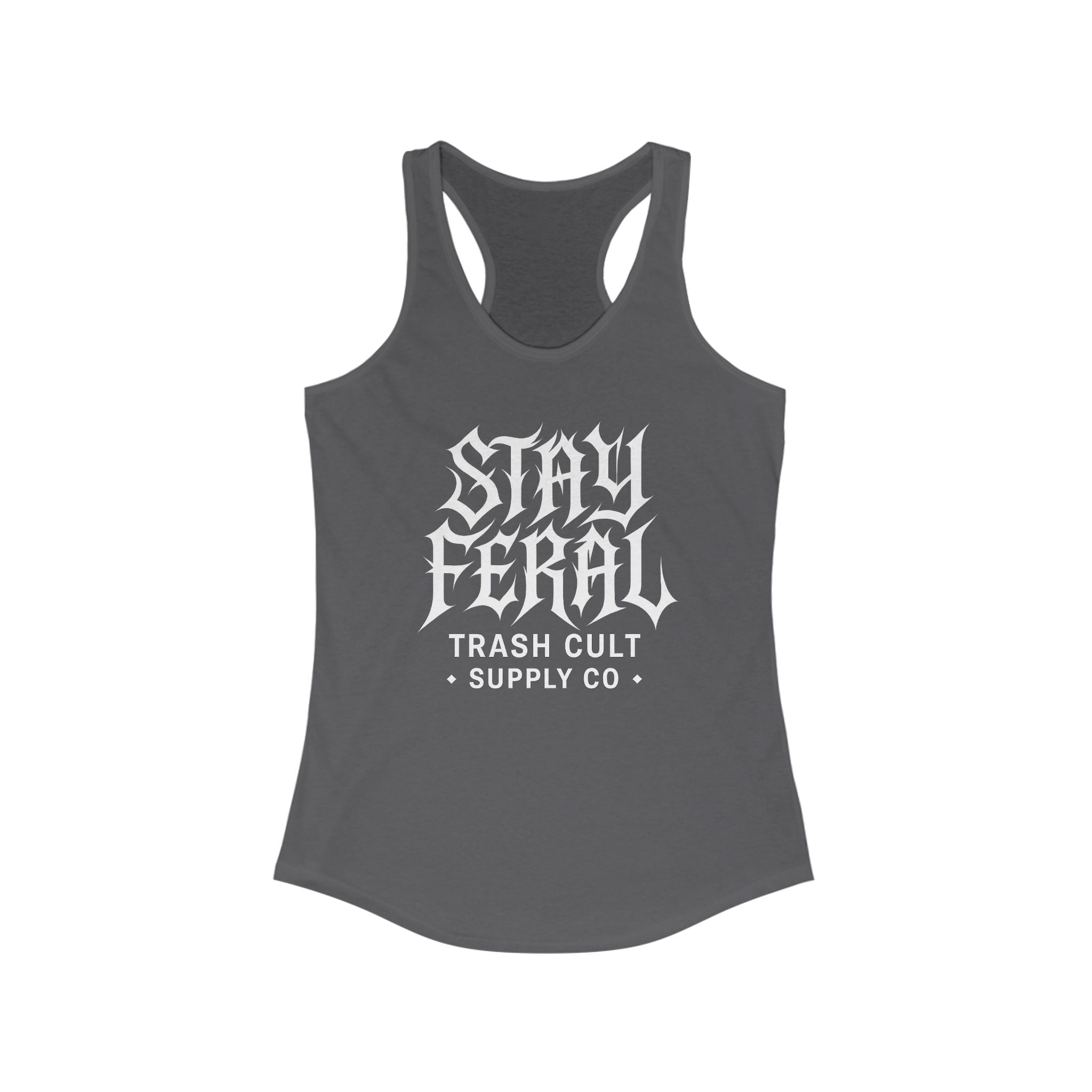 Women's Stay Feral Racerback Workout Tank Top