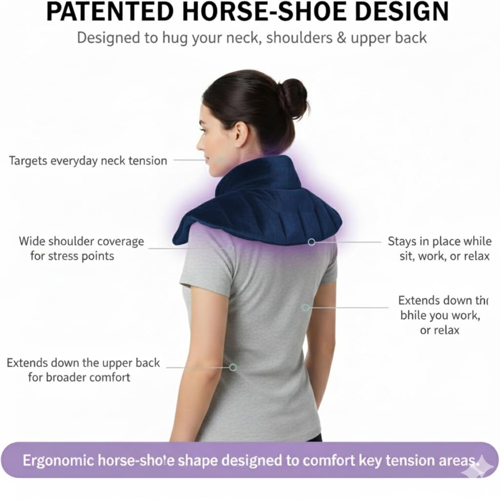 Soothing Herbal Neck & Shoulder Wrap – Hot/Cold Aromatherapy