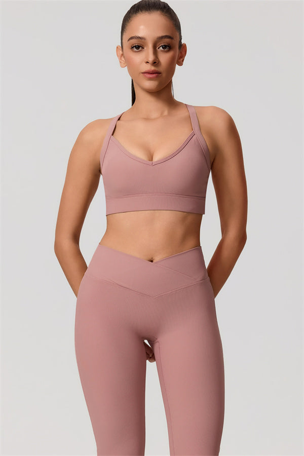 Women's The Daze Sports Bra Flared Leggings 2-Piece Set