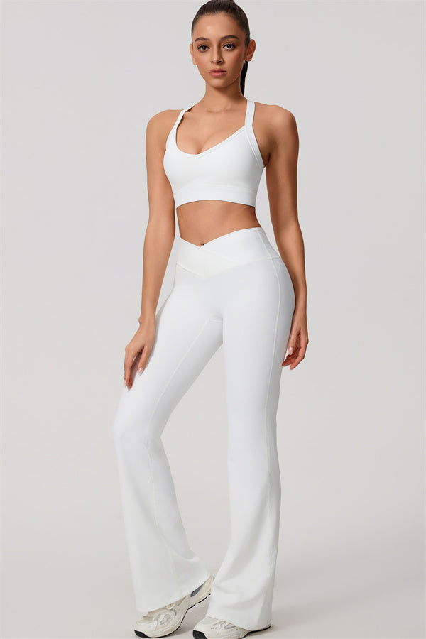 Women's The Daze Sports Bra Flared Leggings 2-Piece Set
