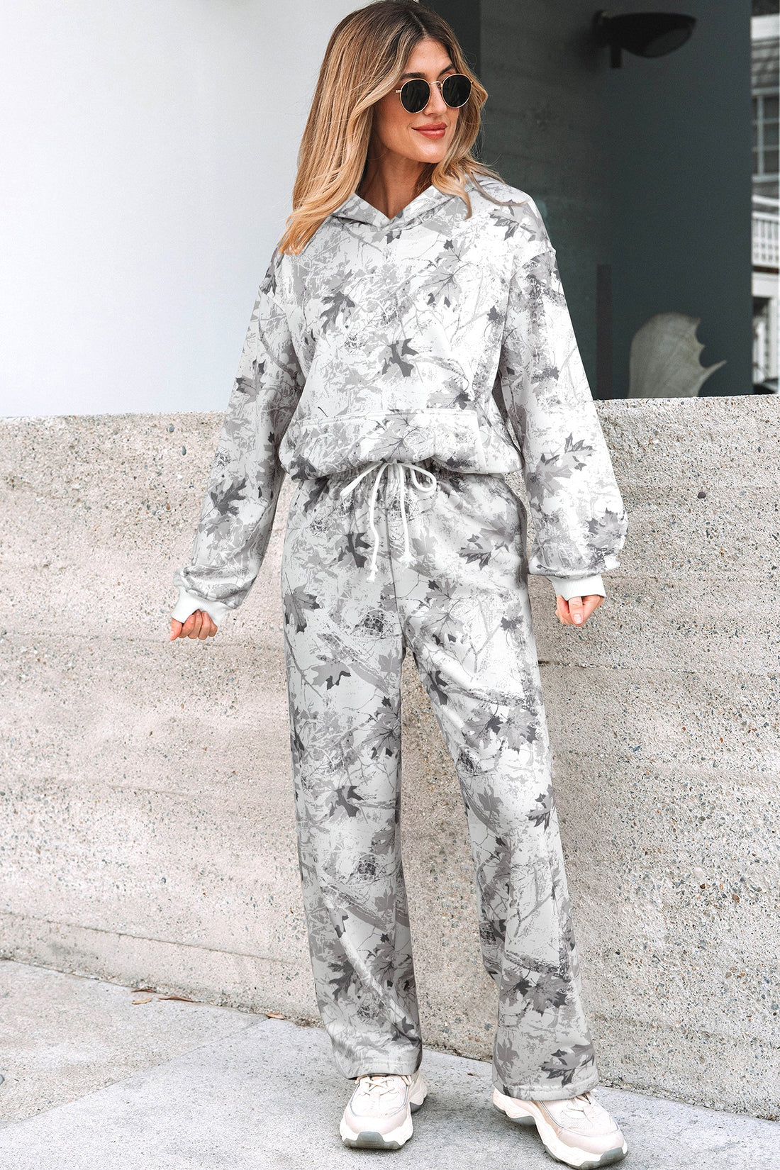 Woodland Women's Camo Hoodie and Sweatpants Set