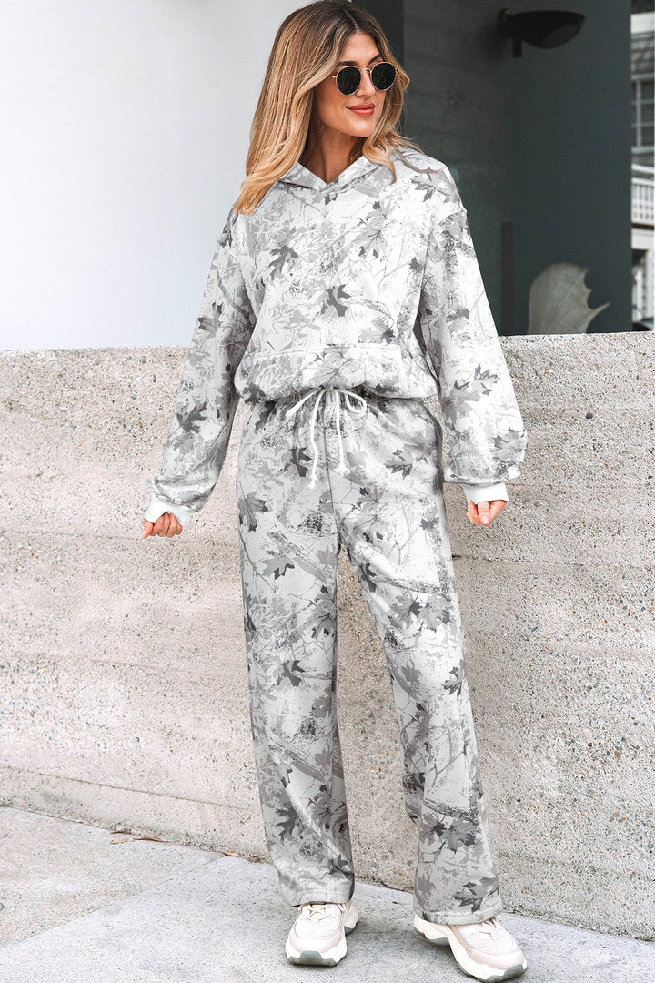 Woodland Women's Camo Hoodie and Sweatpants Set