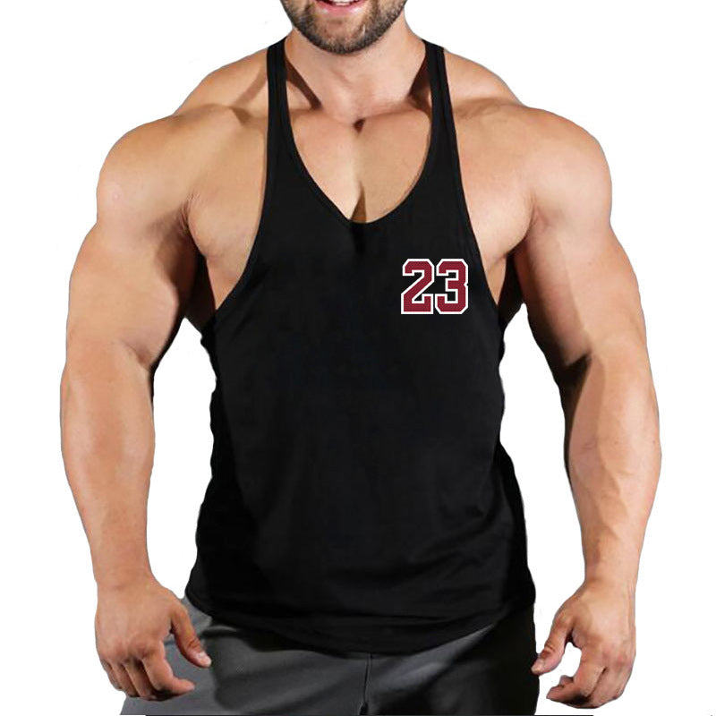 Men's Round Neck Sleeveless Basketball Tank Top