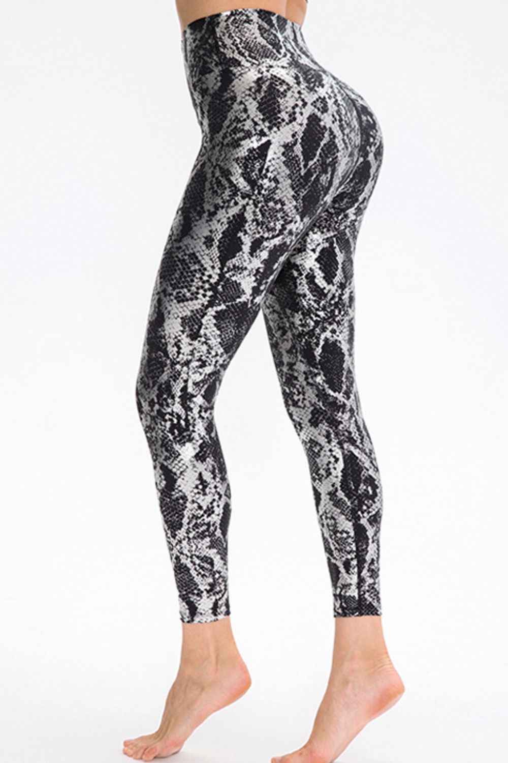 Women's Slim Fit Animal Print Sports Leggings