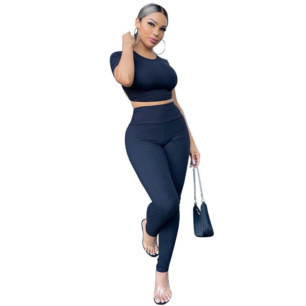 Women's Skinny Yoga Sport Workout Set