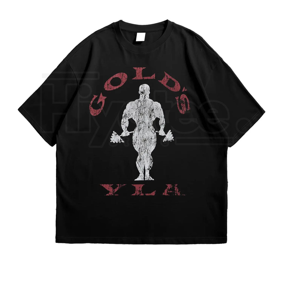 Men's Gold's Gym Weightlifting Graphic Tee –100% Cotton