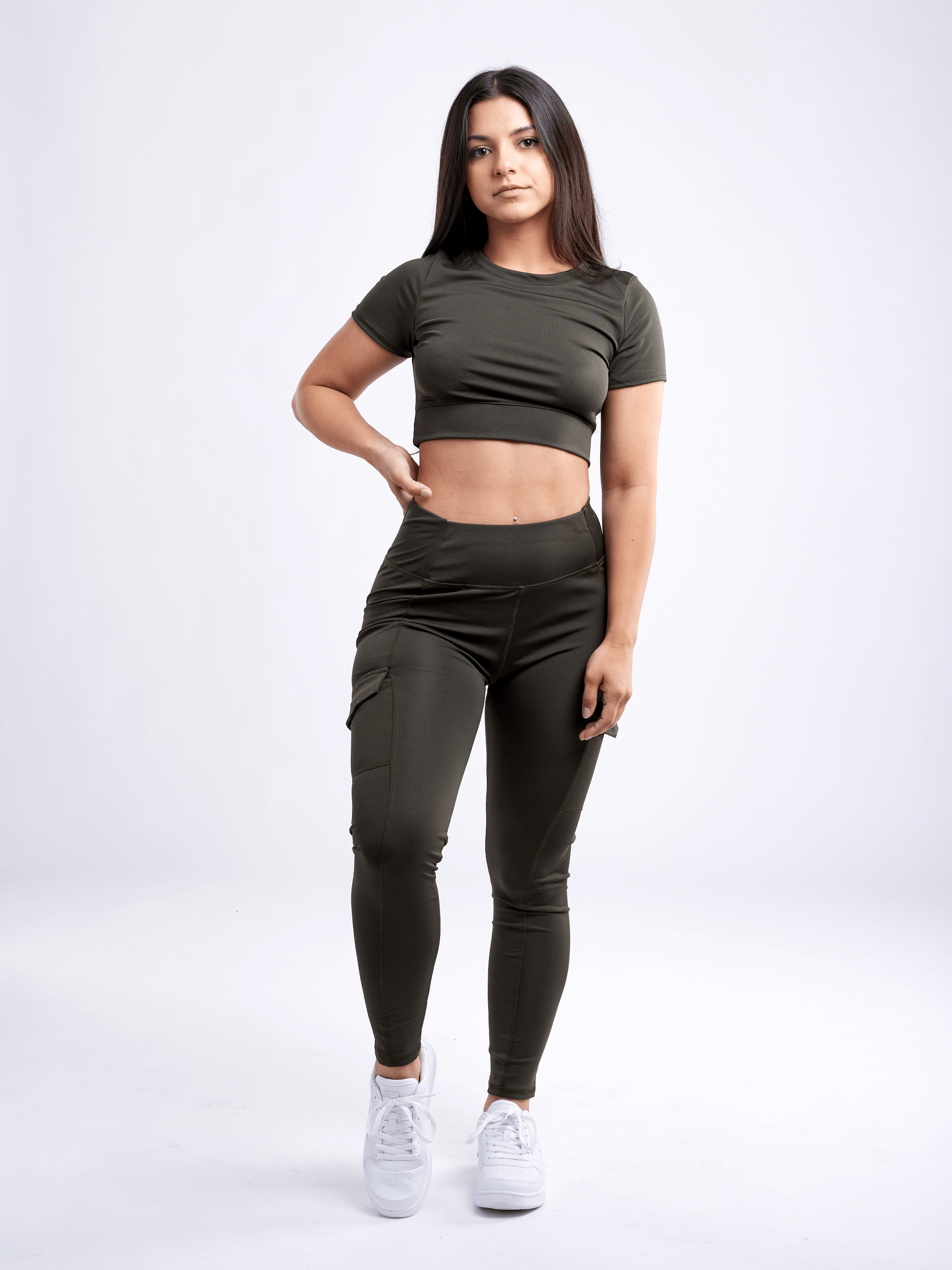 JupiterGear Women's Short-Sleeve Workout Crop Top