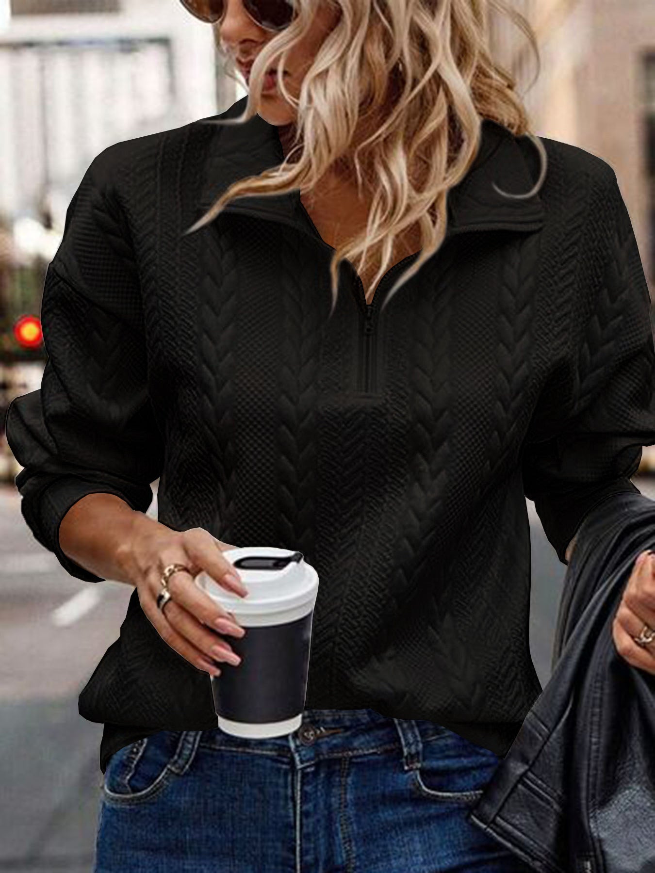 Women's Casual Versatile Pullover Long Sleeve Knit Top