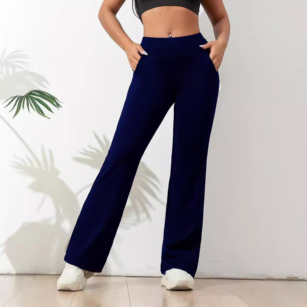 Women's Loose Leisure Sports Wide Leg Yoga Running Fitness Aerobics Pants