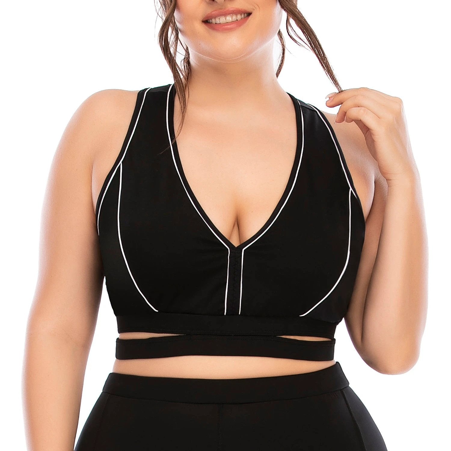 Women's Plus Size Yoga Workout Suits