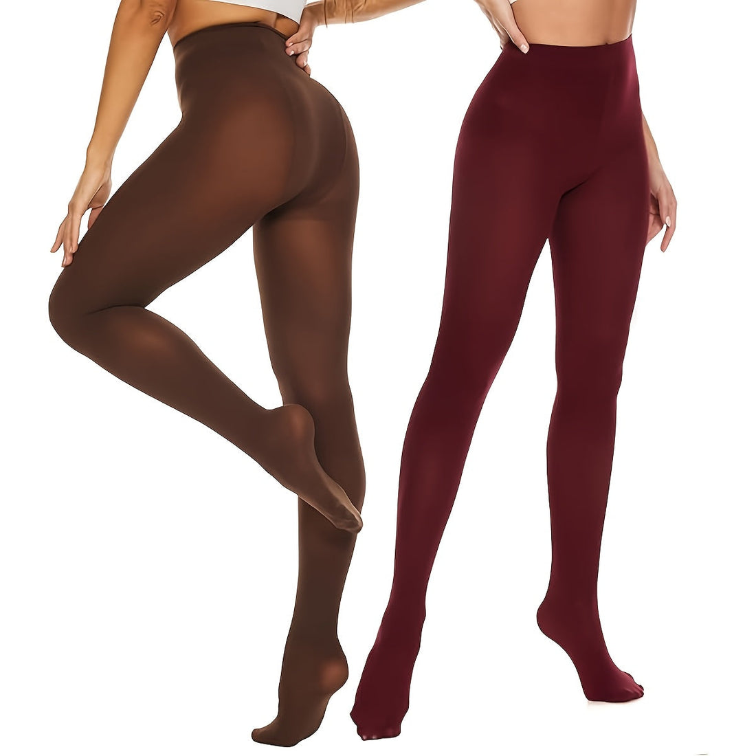 Women's 6 Pairs Ultra Stretch Opaque High Waist Tights
