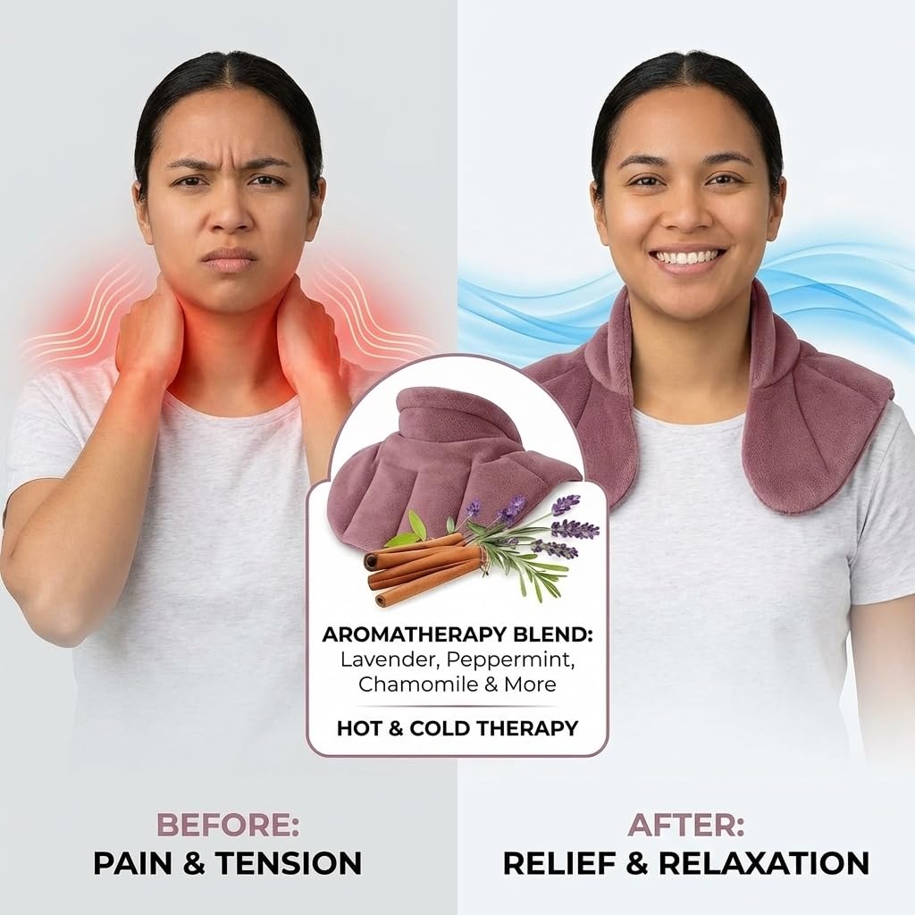 Soothing Herbal Neck & Shoulder Wrap – Hot/Cold Aromatherapy
