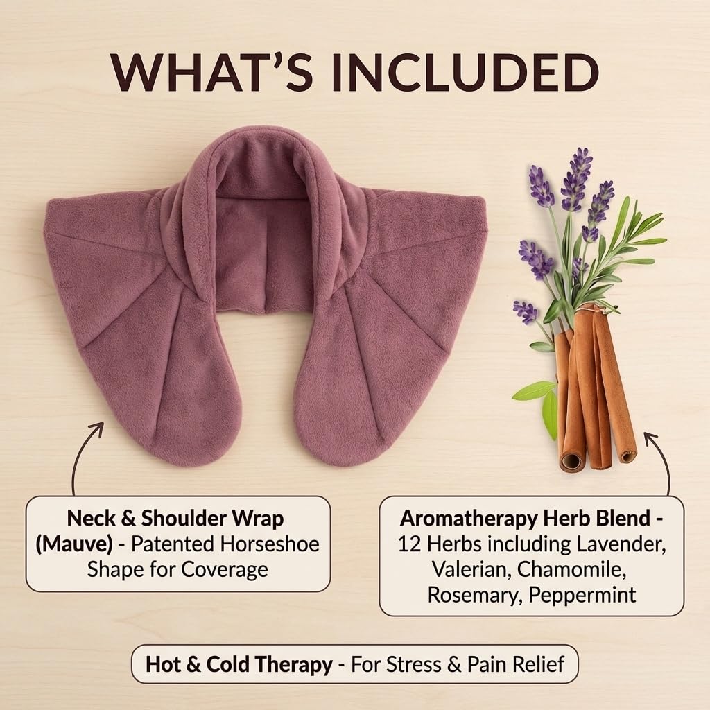 Soothing Herbal Neck & Shoulder Wrap – Hot/Cold Aromatherapy