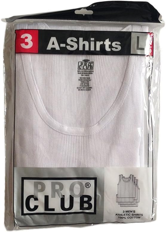 Men's PRO CLUB A-Shirt 3 PACK