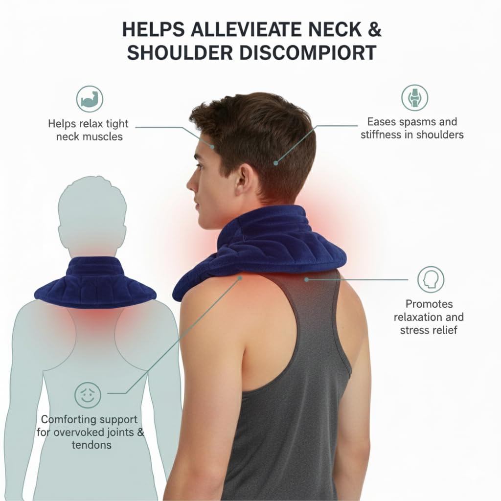 Soothing Herbal Neck & Shoulder Wrap – Hot/Cold Aromatherapy