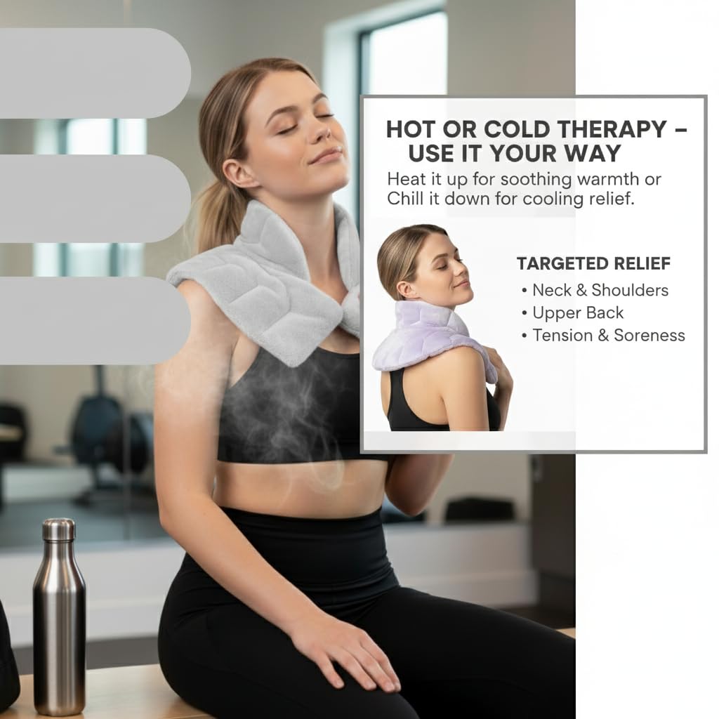 Soothing Herbal Neck & Shoulder Wrap – Hot/Cold Aromatherapy