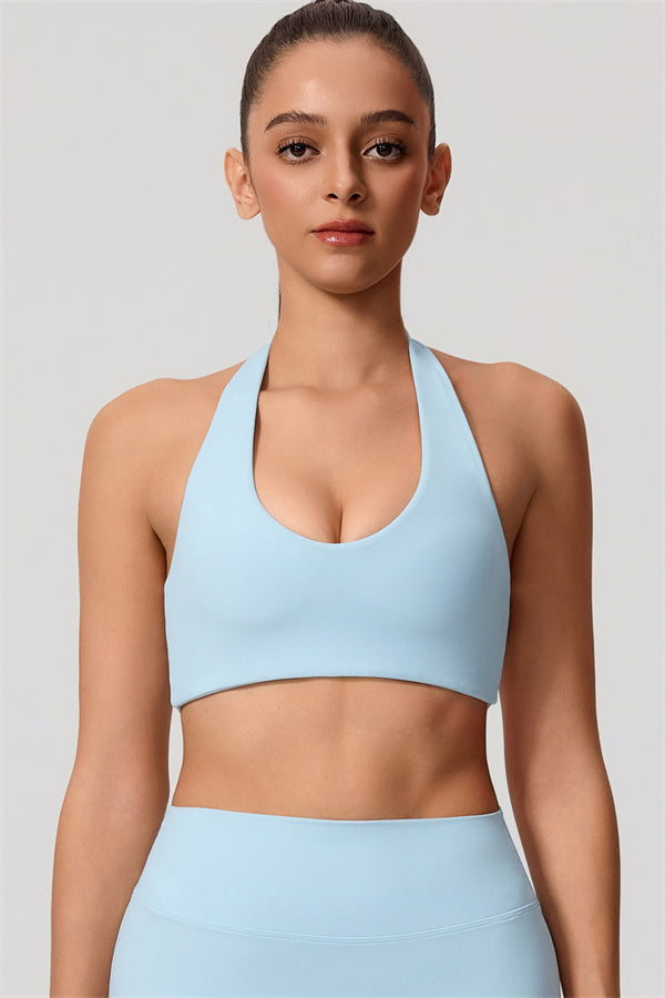 The Nestle Women's Sports Bra Straight Leg Pants 2-Piece Set