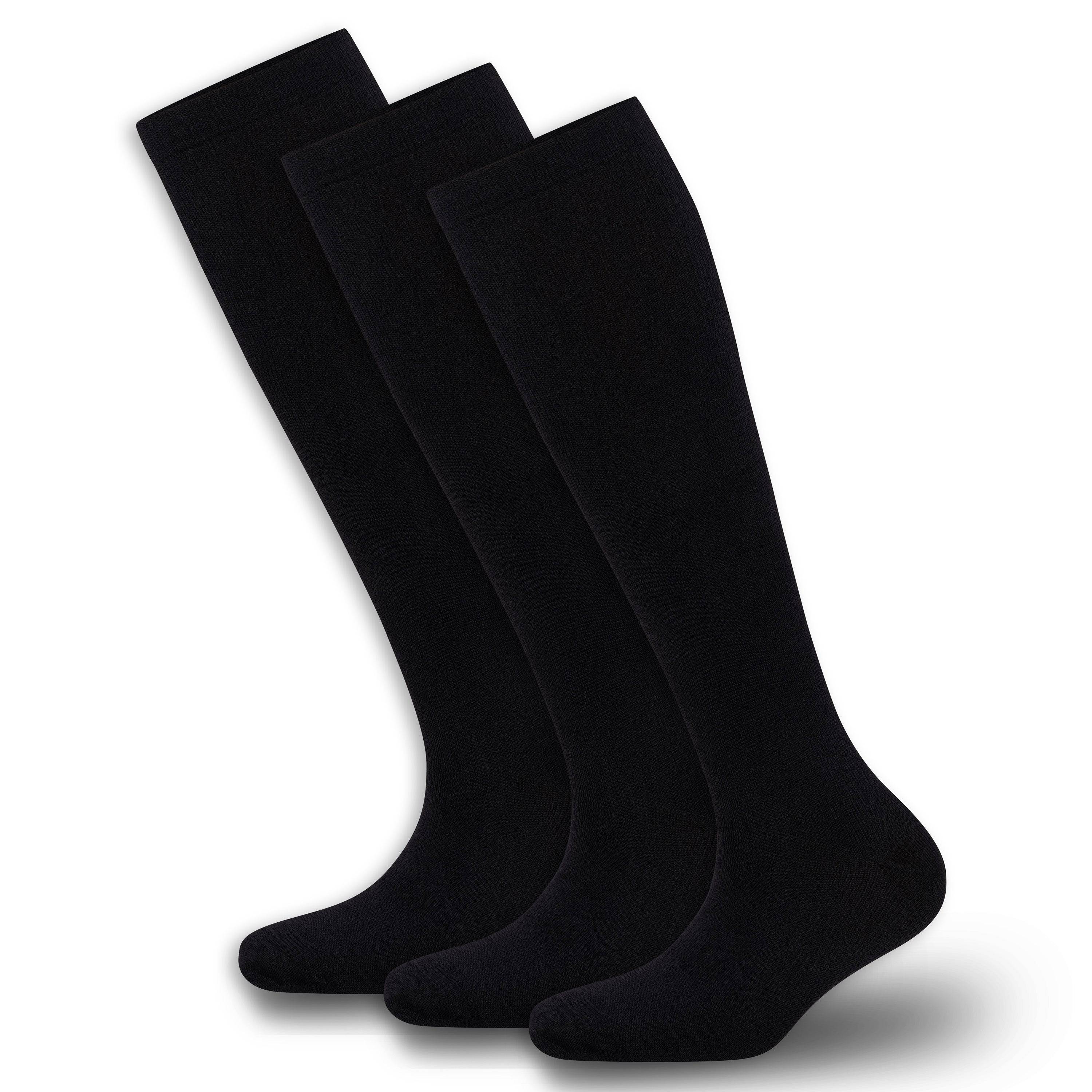 Compression Socks for Men's & Women's 3-Pack (15-20mmHg)