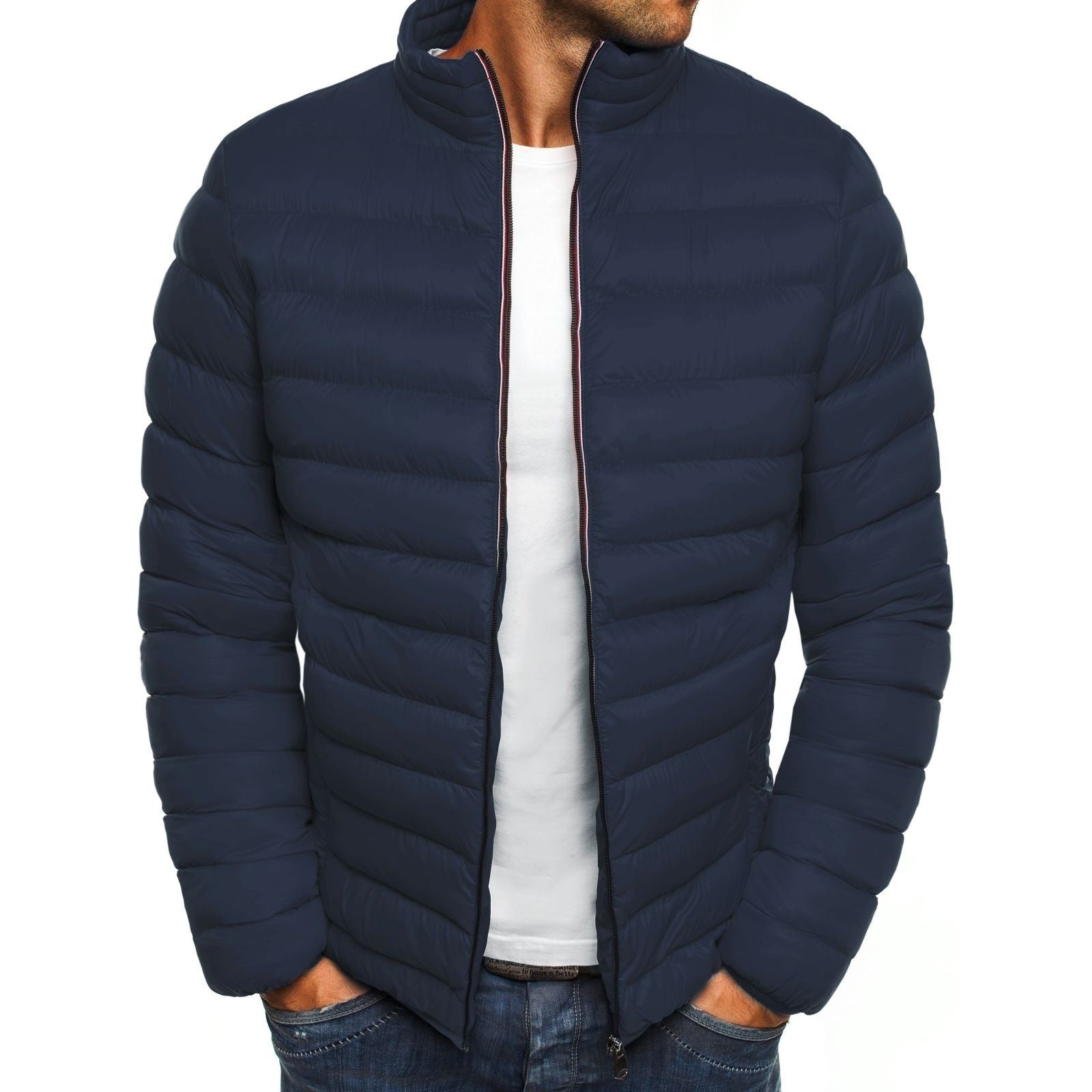 Men's Bright Colored Puffer Jacket