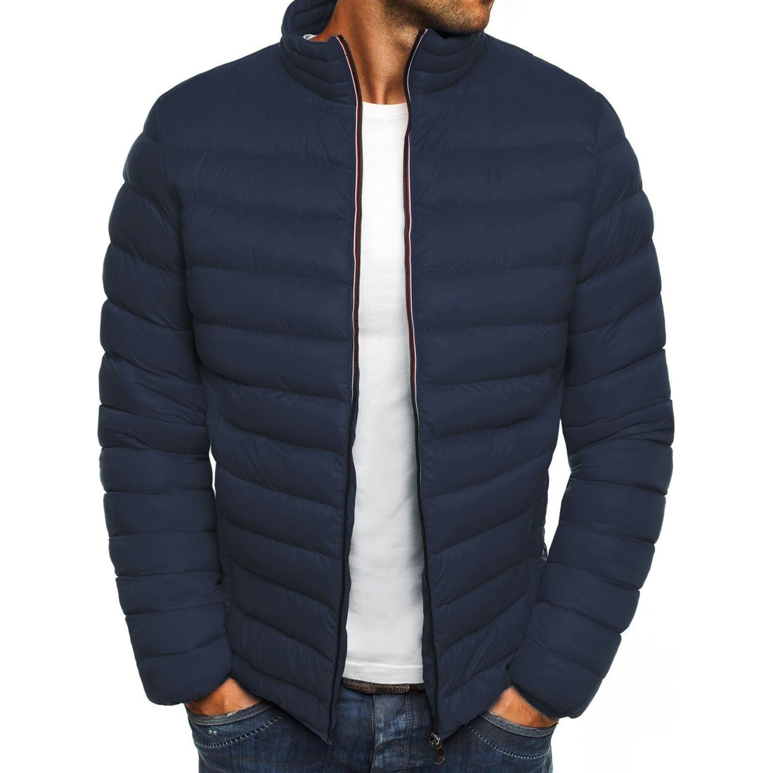 Men's Bright Colored Puffer Jacket