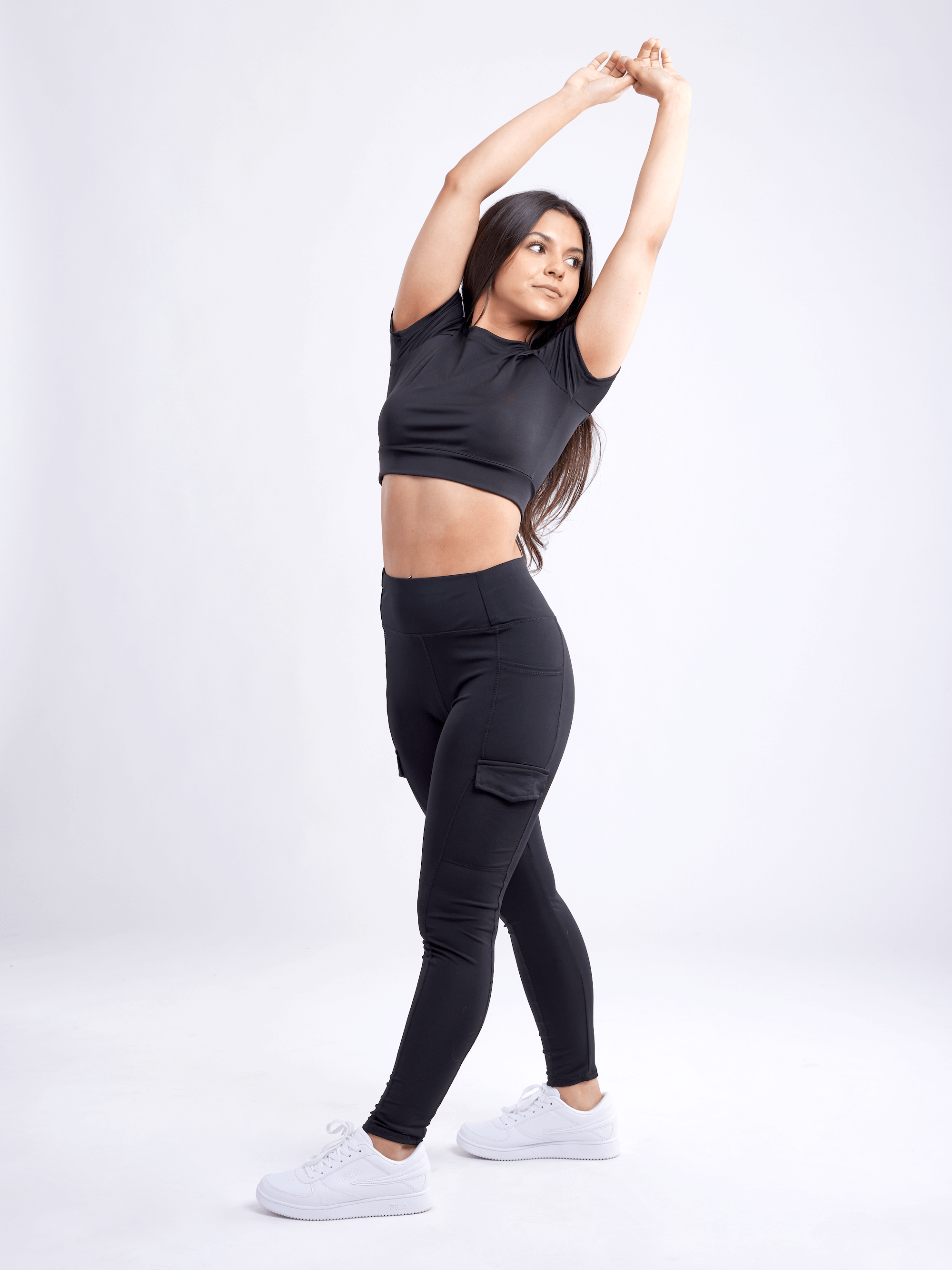 JupiterGear Women's Short-Sleeve Workout Crop Top