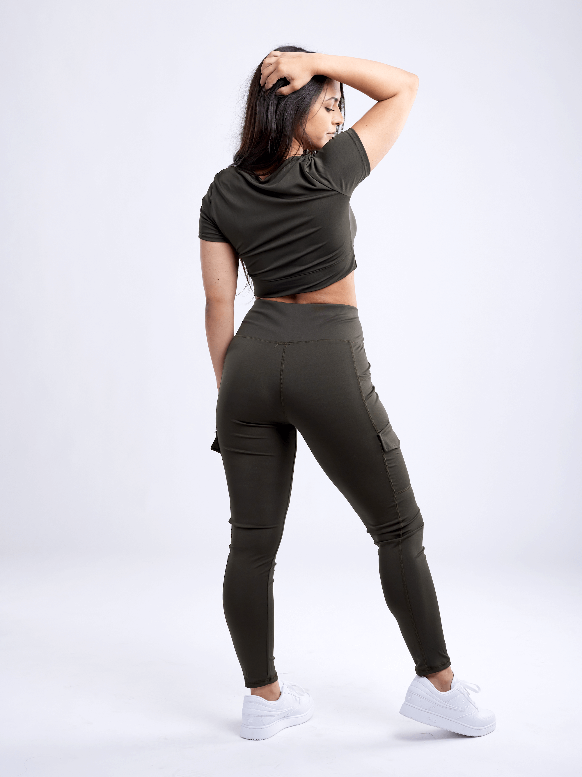 JupiterGear Women's Short-Sleeve Workout Crop Top