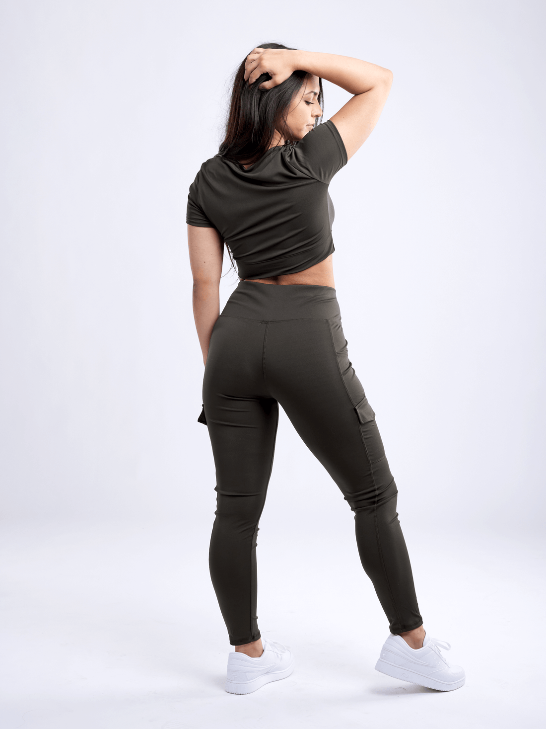 JupiterGear Women's Short-Sleeve Workout Crop Top