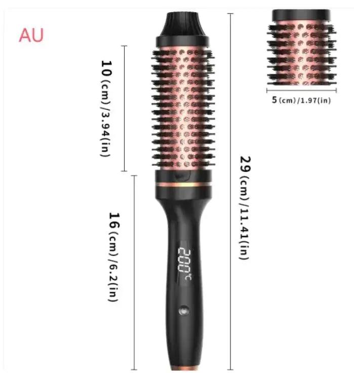 Mandotos 2-In-1 Hair Curler And Straightener Comb