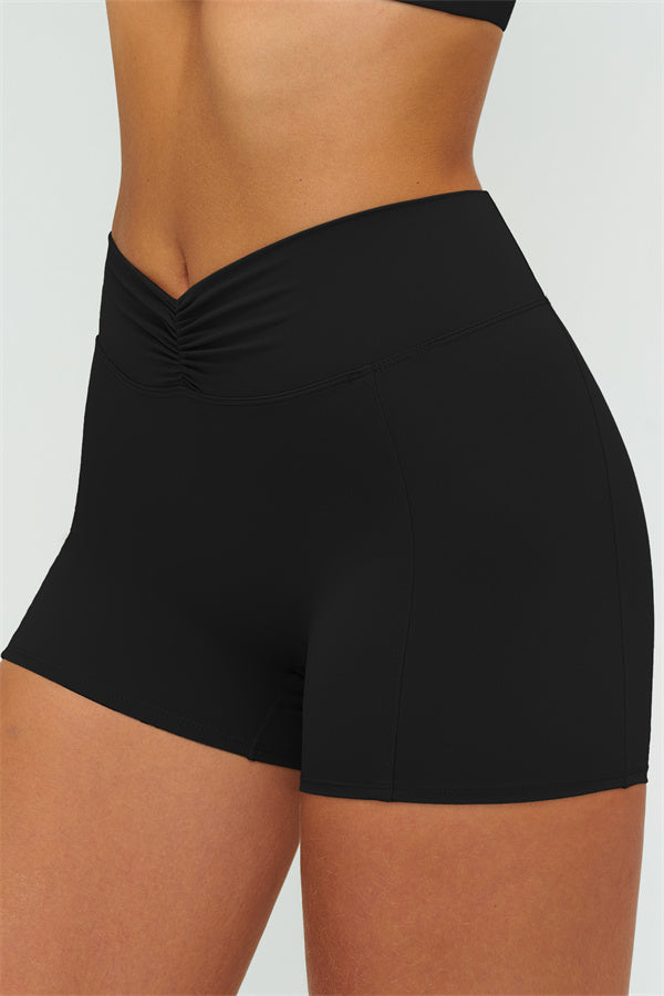 Women's The Lushness Long Sleeve Crop Top Shorts 2-Piece Set