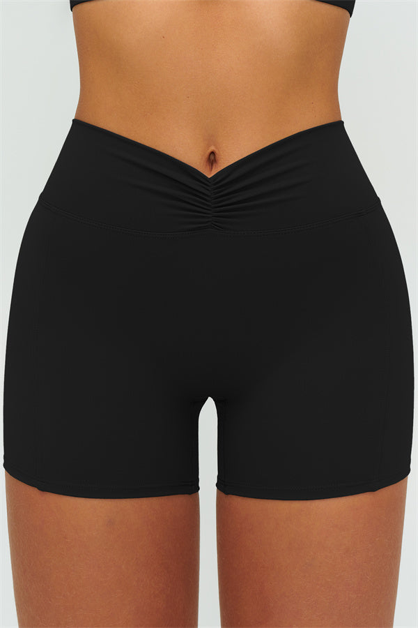 Women's The Lushness Long Sleeve Crop Top Shorts 2-Piece Set