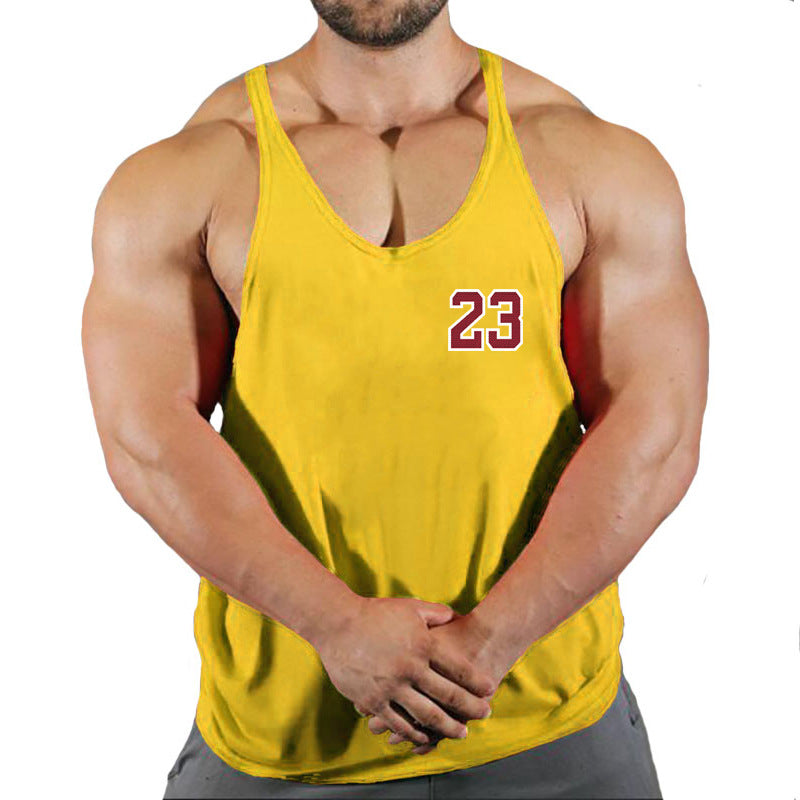 Men's Round Neck Sleeveless Basketball Tank Top