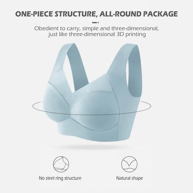 Women's Seamless Shockproof Sports Bra for Yoga
